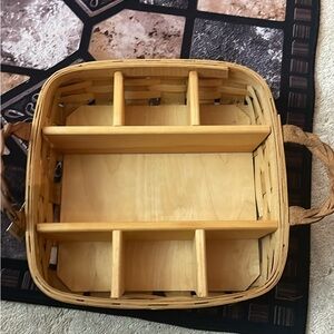Woven Basket with Dividers